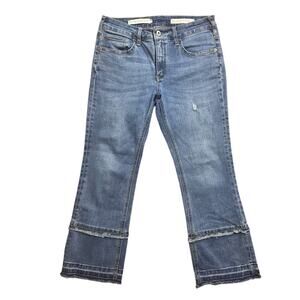 Anthropologie Pilcro High Rise Bootcut Cropped Jeans